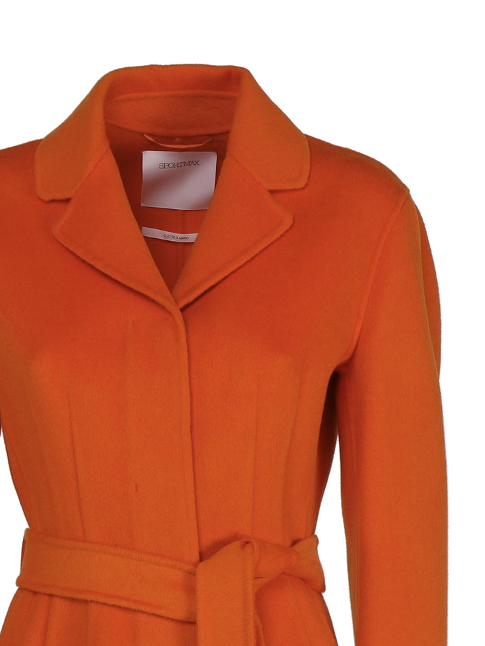 Max Mara Coats Orange Cashmere