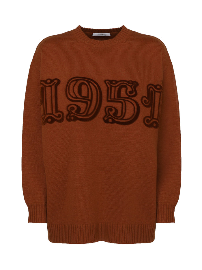 Max Mara Sweaters Copper Wool Cashmere