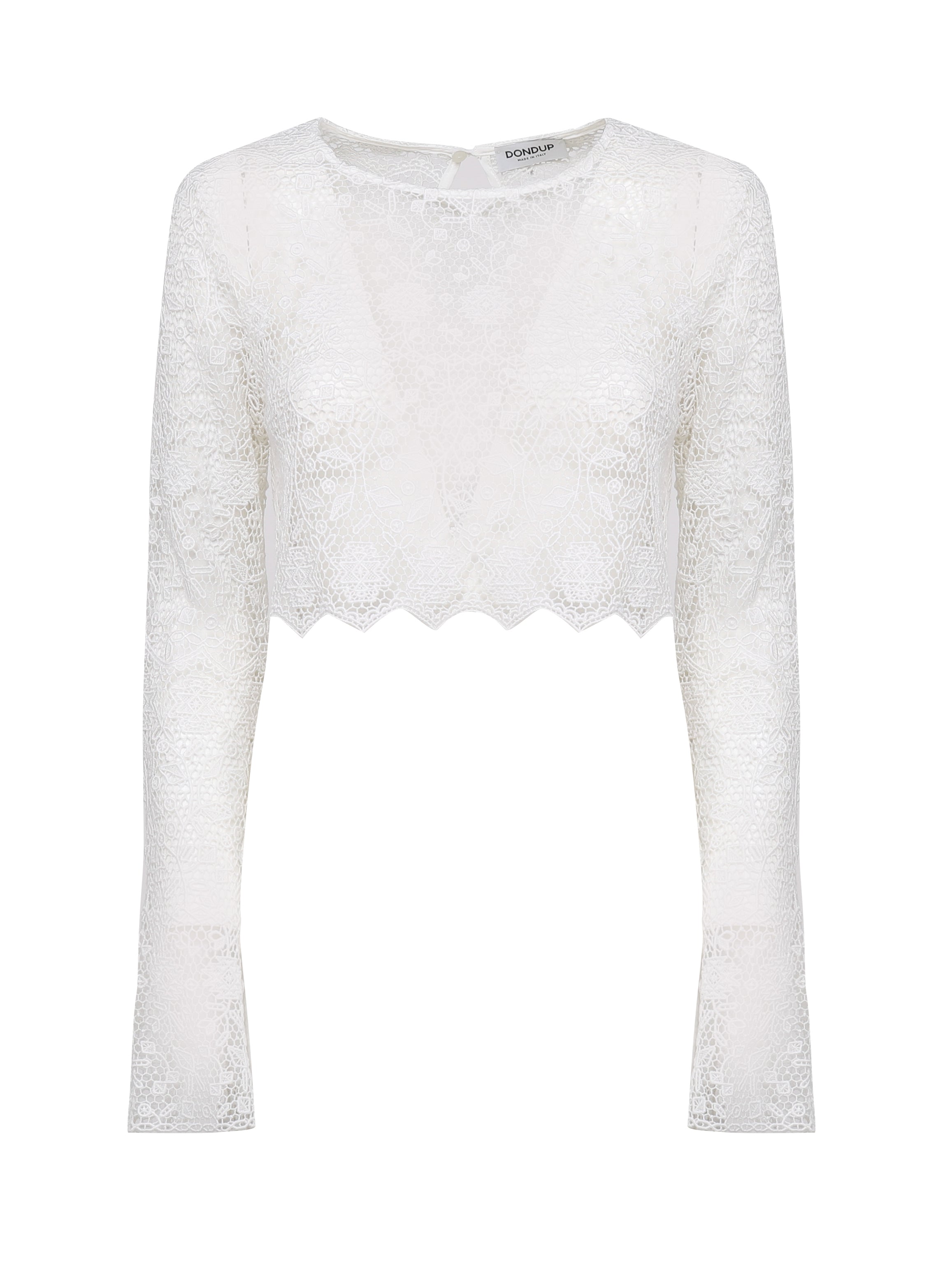Dondup Top White Lace