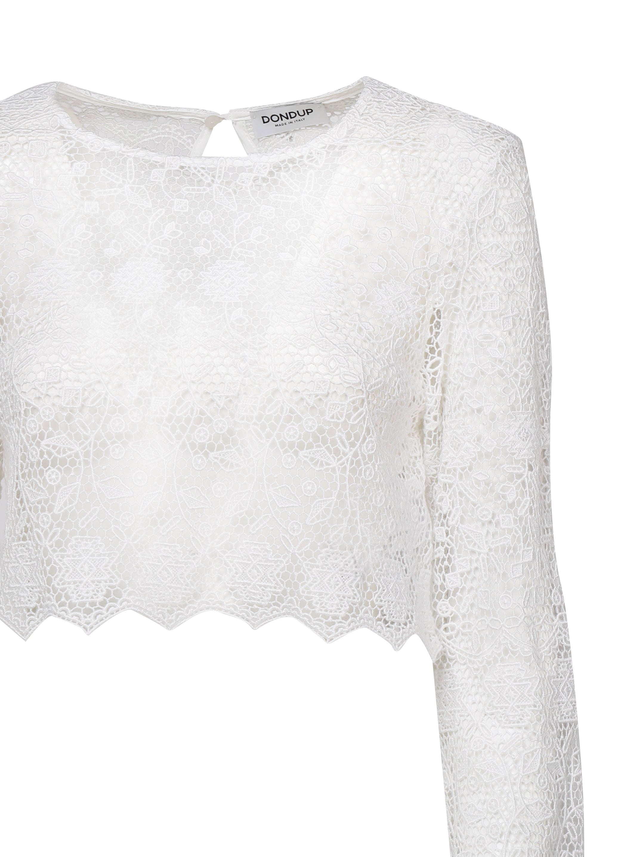 Dondup Top White Lace