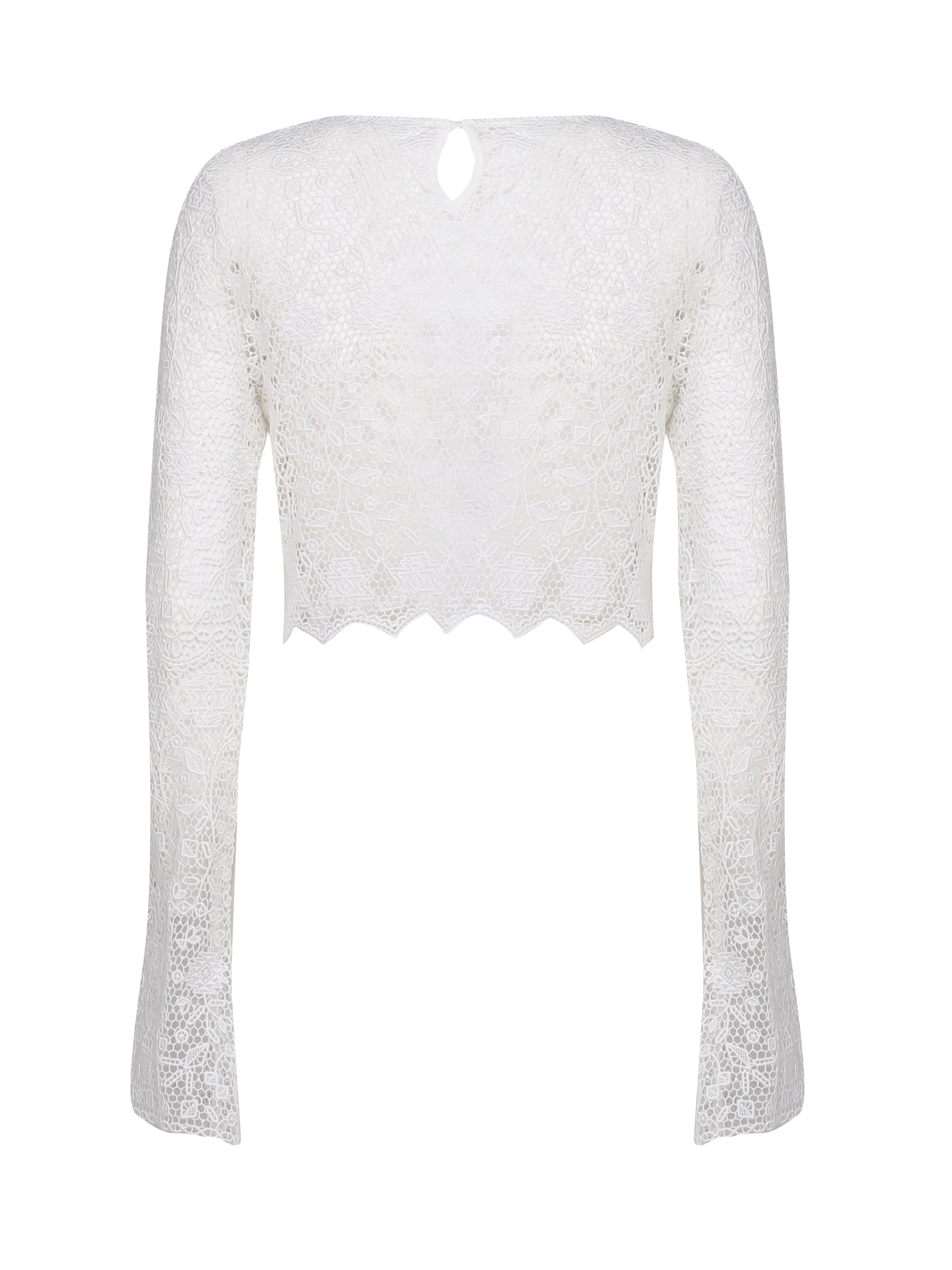 Dondup Top White Lace