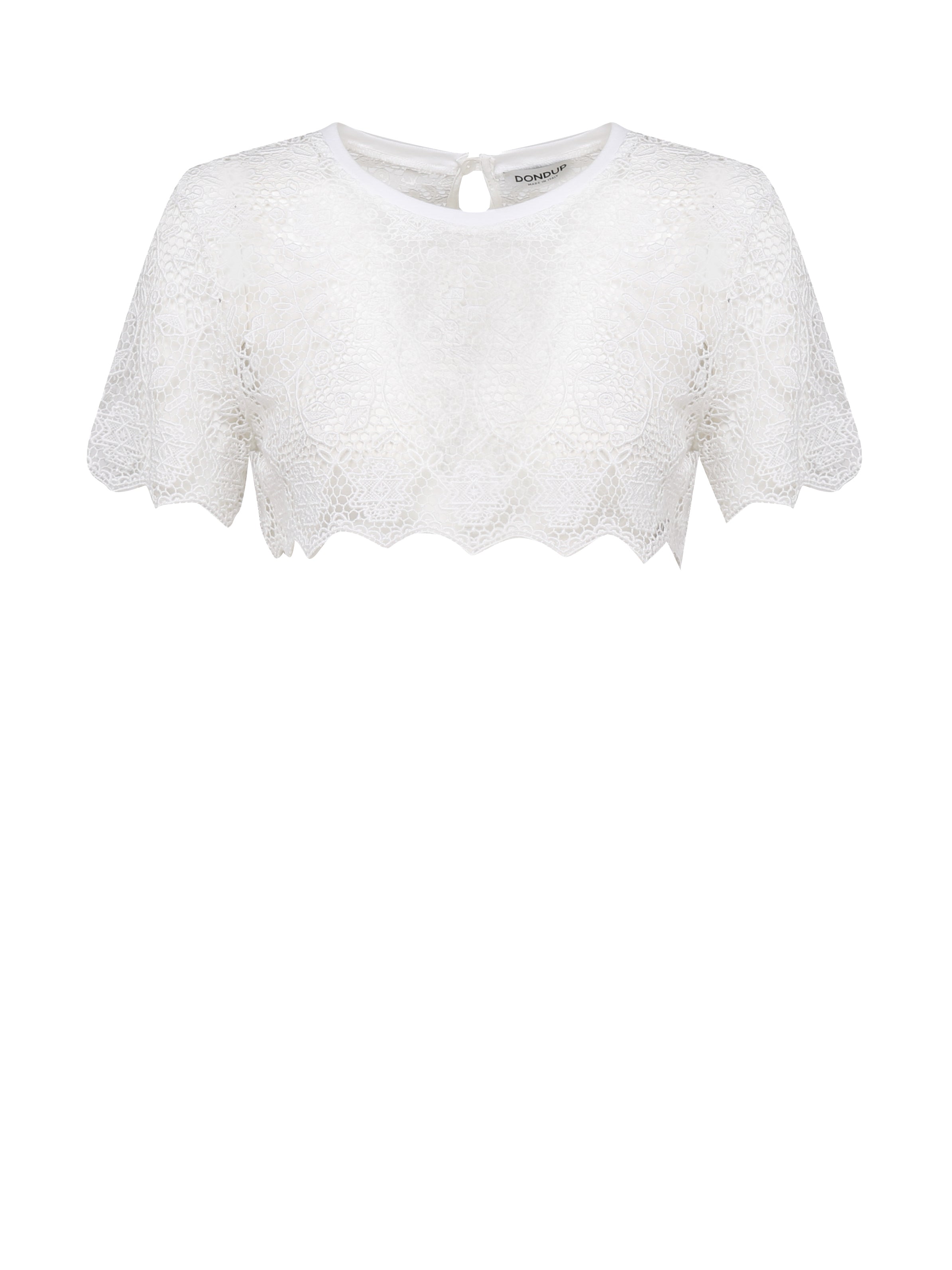 Dondup Top White Viscose