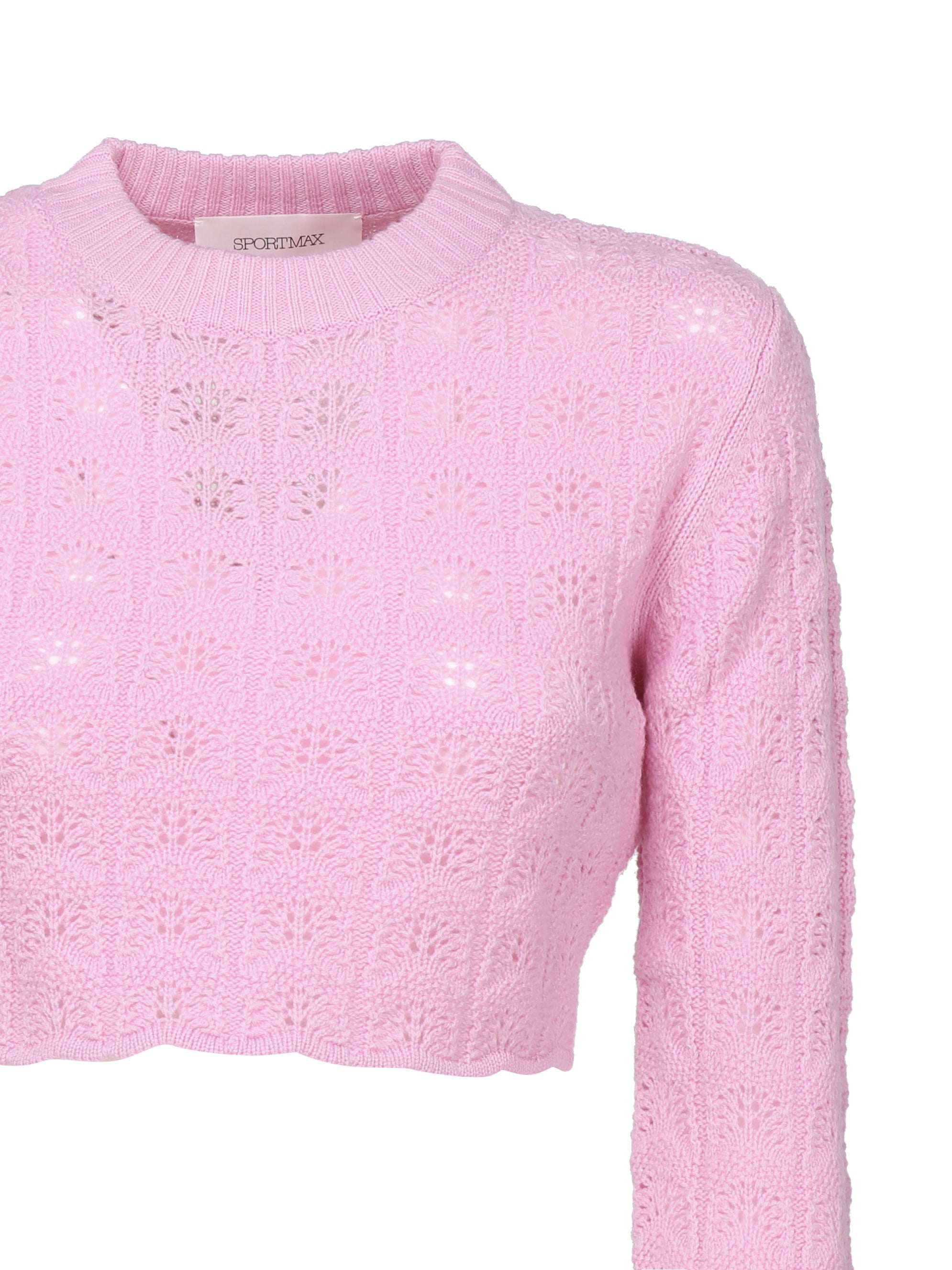 Max Mara Sweaters Pink Cotton