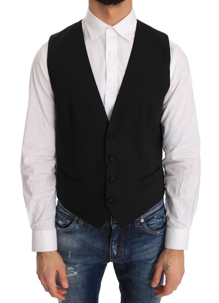 Dolce & Gabbana 51% Wool vest in black