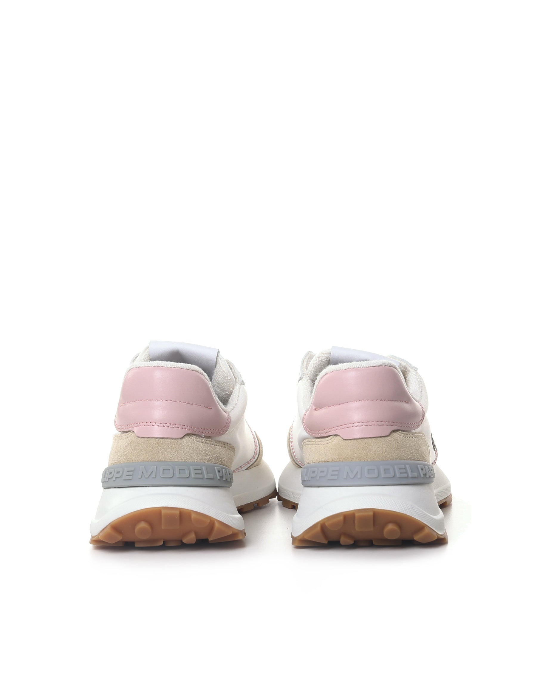Philippe Model Sneakers Mondial Pop_blanc Rose Fabric