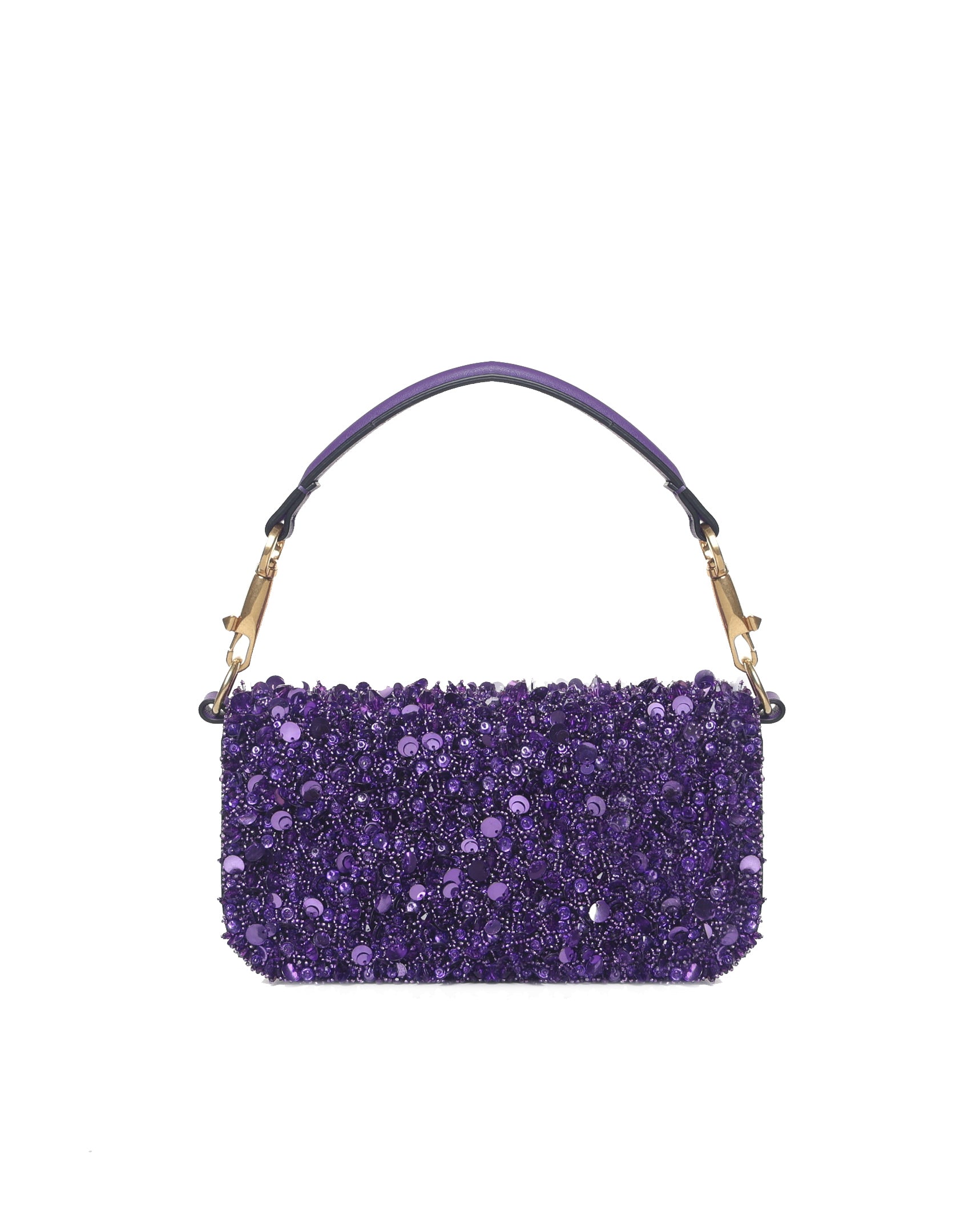 Valentino Garavani Bags Astral Purple Silk