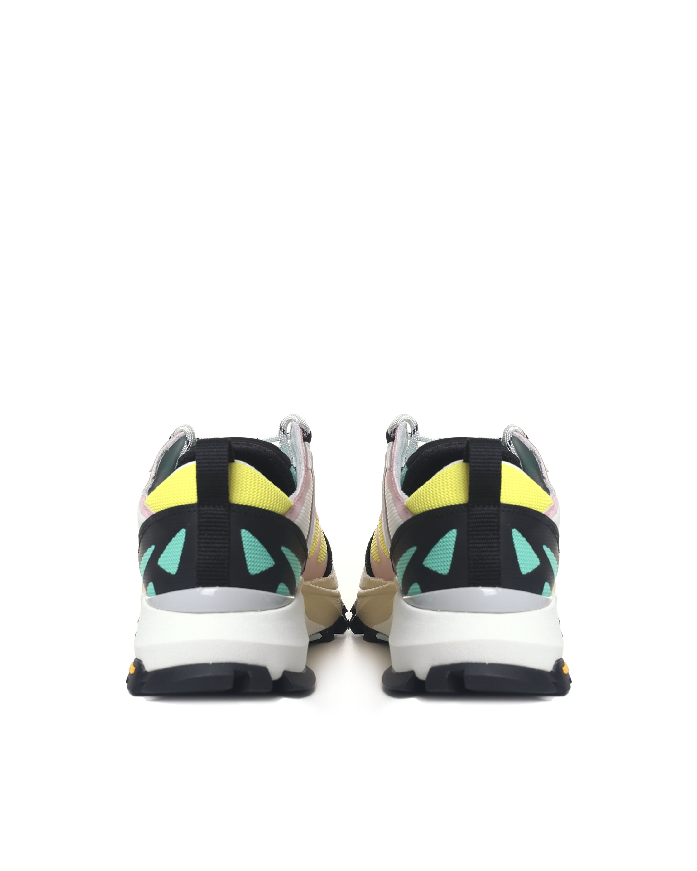 Philippe Model Sneakers Mondial Tech_rose Jaune Nylon
