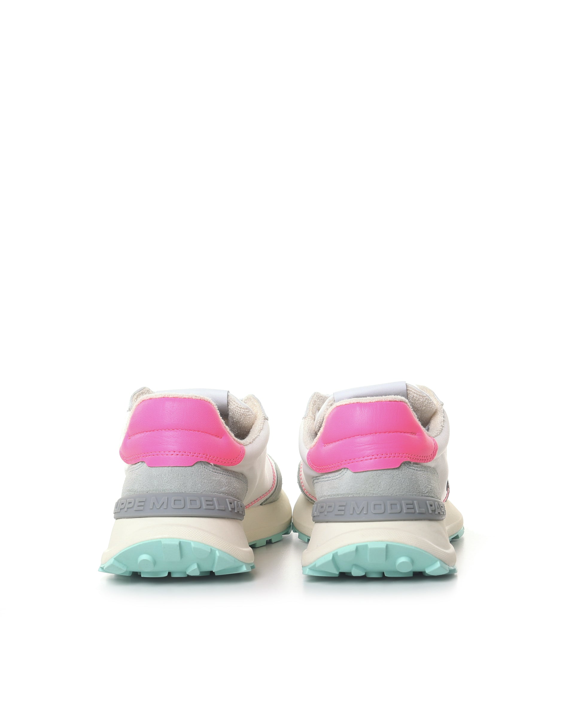 Philippe Model Sneakers Mondial Pop_blanc Fucsia Fabric