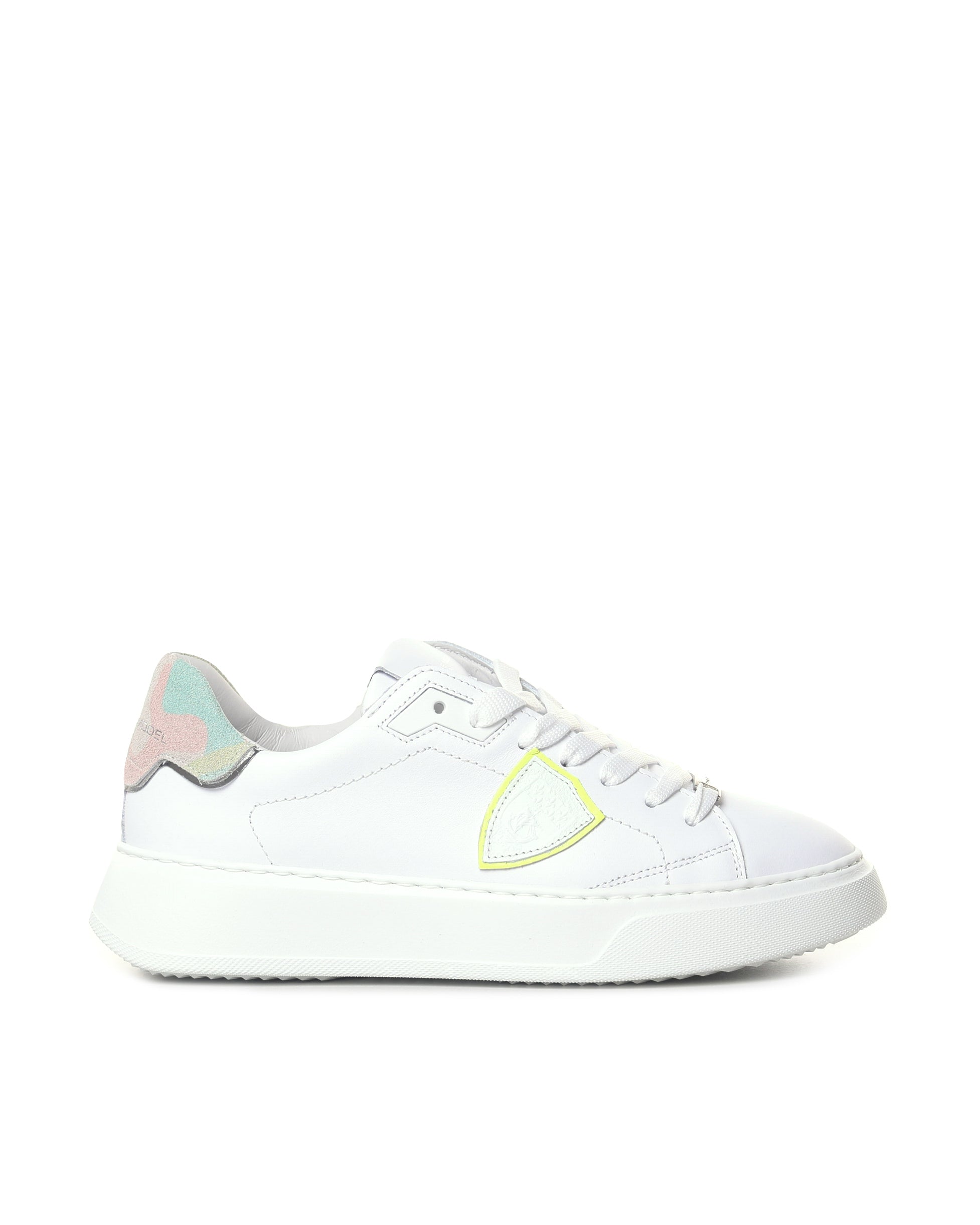Philippe Model Sneakers Veau Camouflage_blanc Rose Jau Calfskin