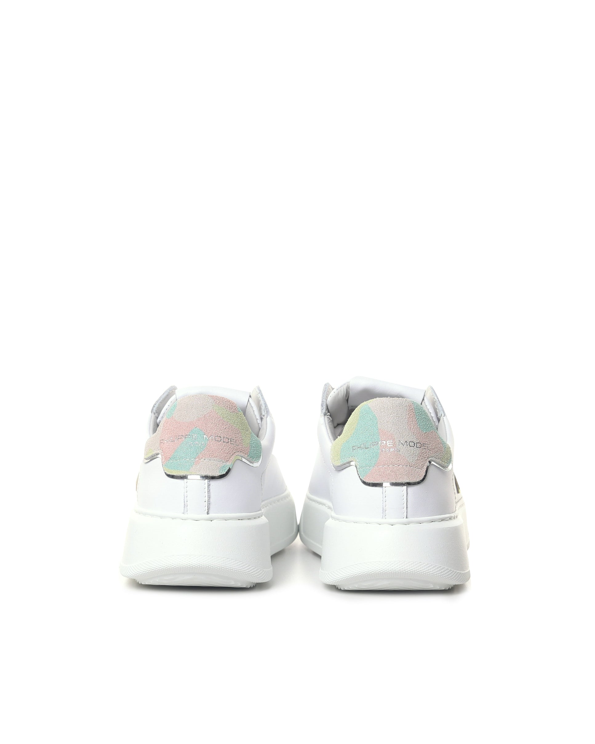 Philippe Model Sneakers Veau Camouflage_blanc Rose Jau Calfskin