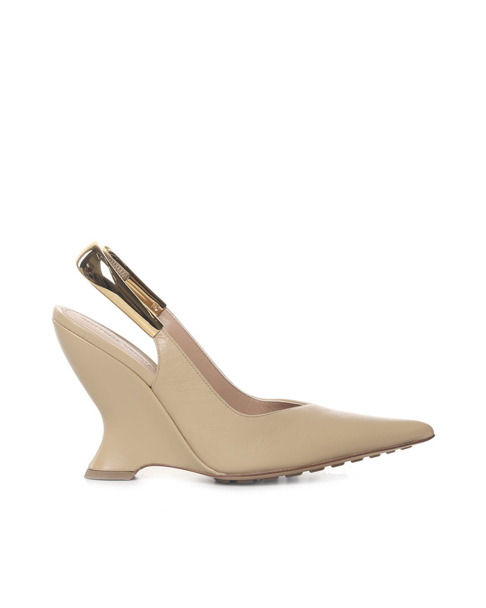 Bottega Veneta With Heel Sugar Cane Lambskin