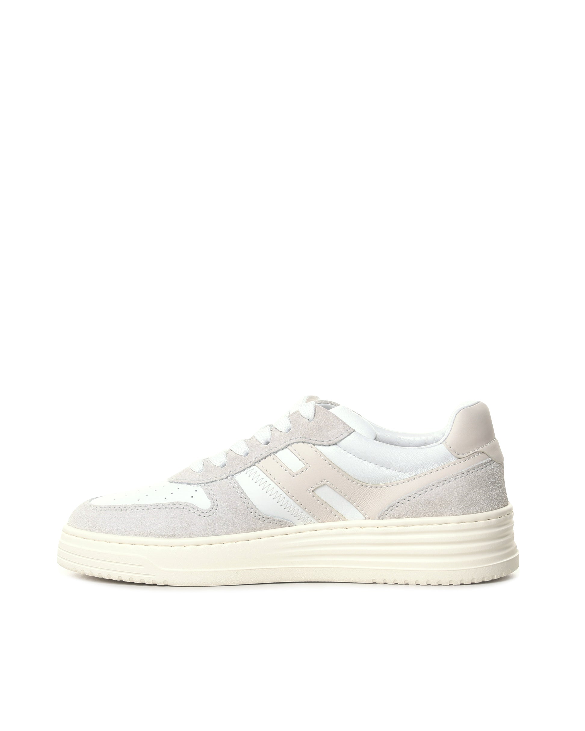 Hogan Sneakers White, Greige Calfskin