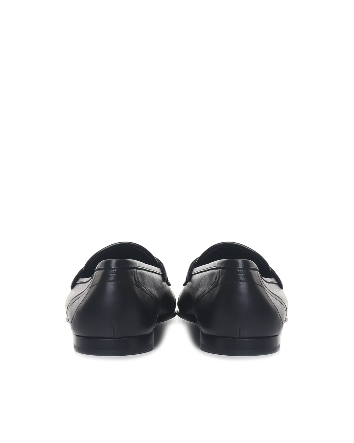 Dolce & Gabbana Flat Shoes Black Calfskin