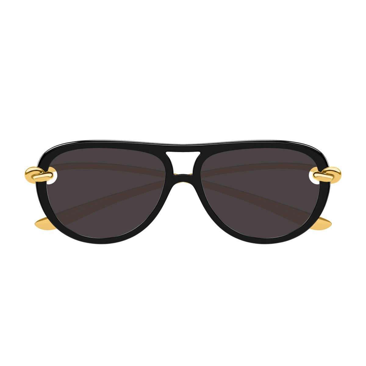 Bottega Veneta Bv1418s Signature Icons Black Bio-iniettato/metallo Sunglasses