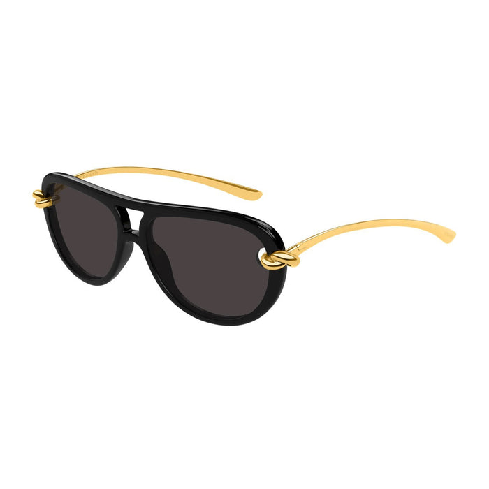 Bottega Veneta Bv1418s Signature Icons Black Bio-iniettato/metallo Sunglasses