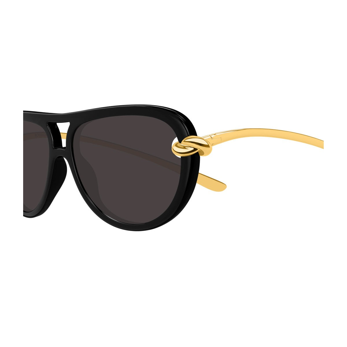 Bottega Veneta Bv1418s Signature Icons Black Bio-iniettato/metallo Sunglasses