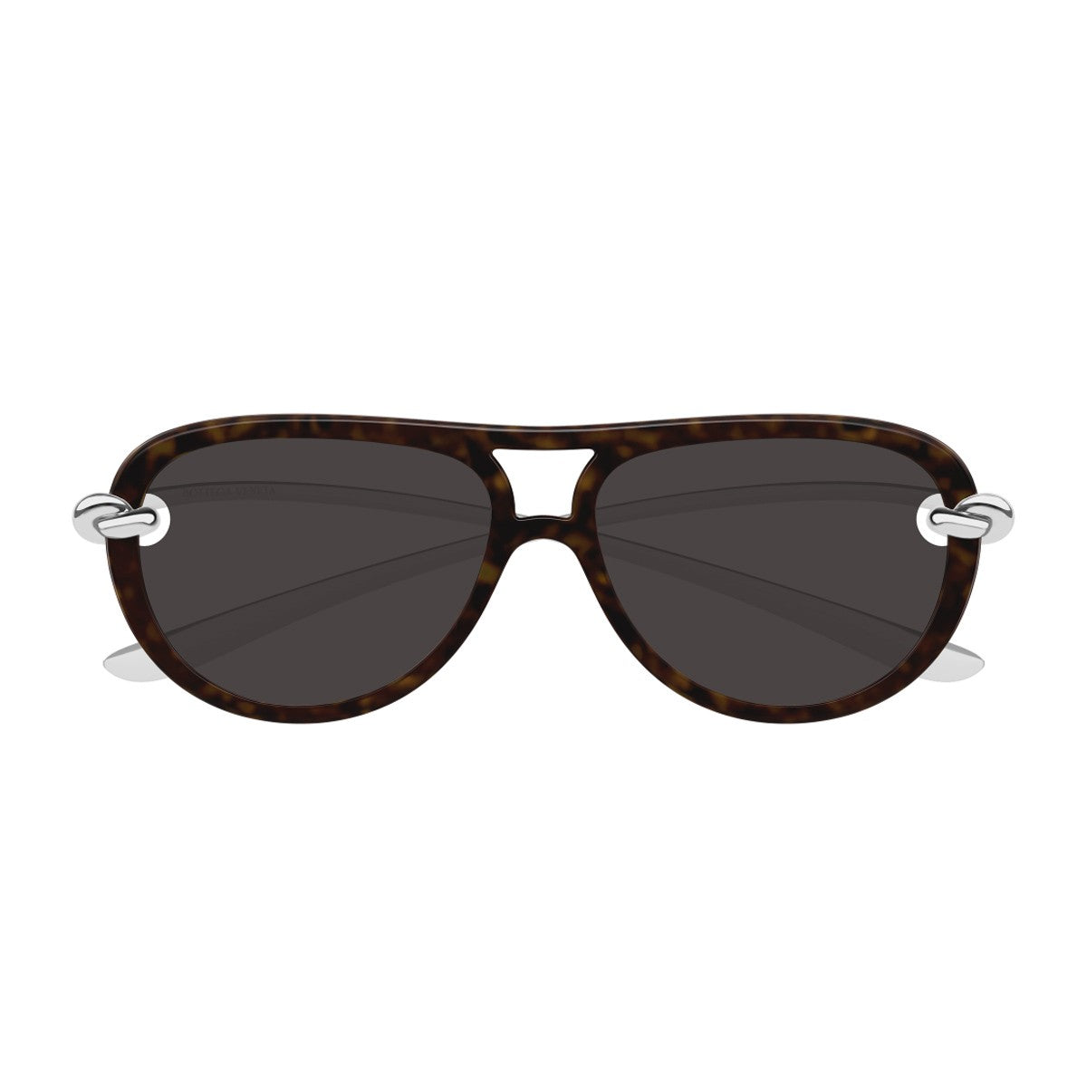 Bottega Veneta Bv1418s Signature Icons Dark Havana Bio-iniettato/metallo Sunglasses