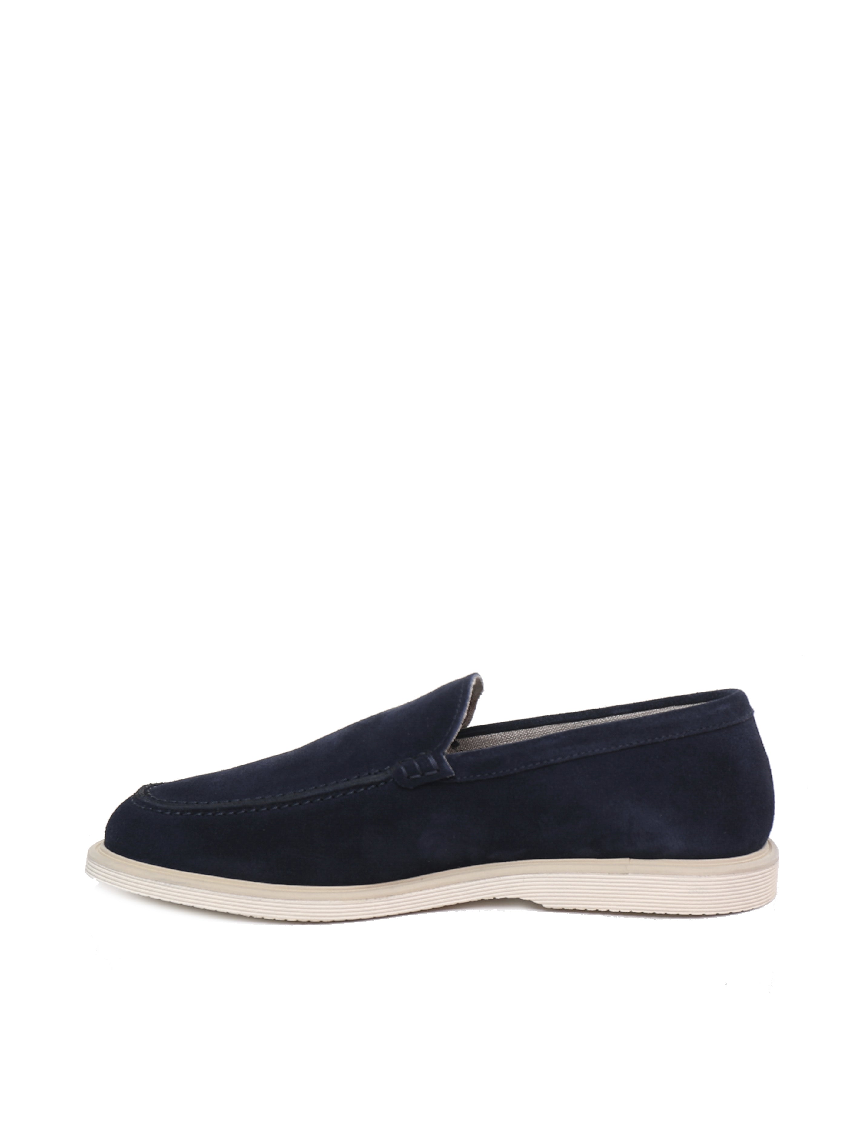 Hogan Flat Shoes Tuareg Blue Suede