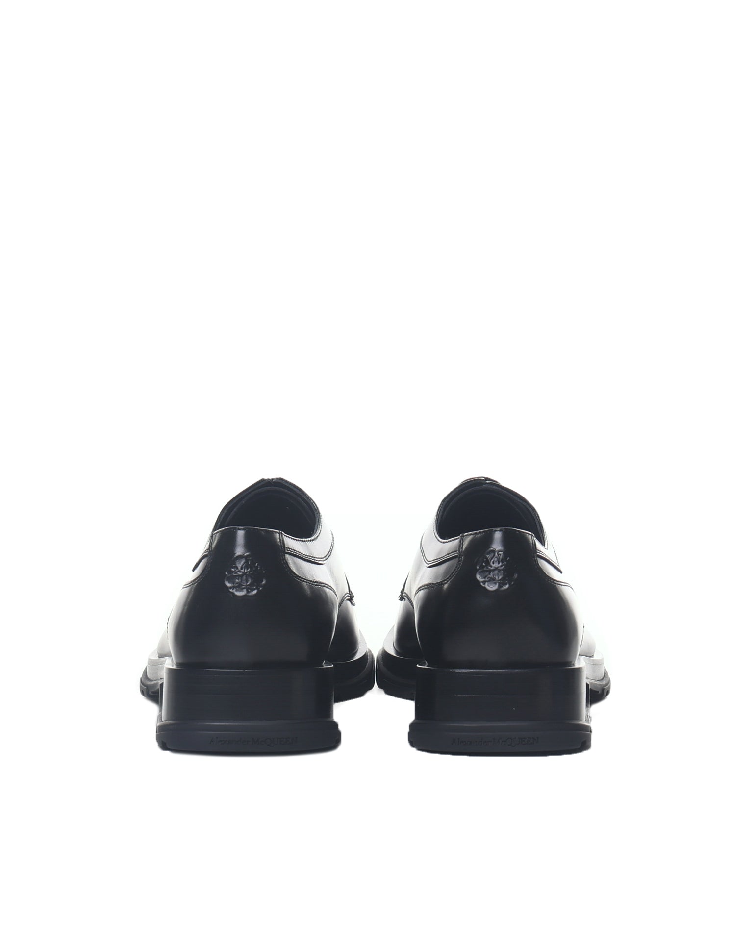 Alexander Mcqueen Flat Shoes Black Calfskin