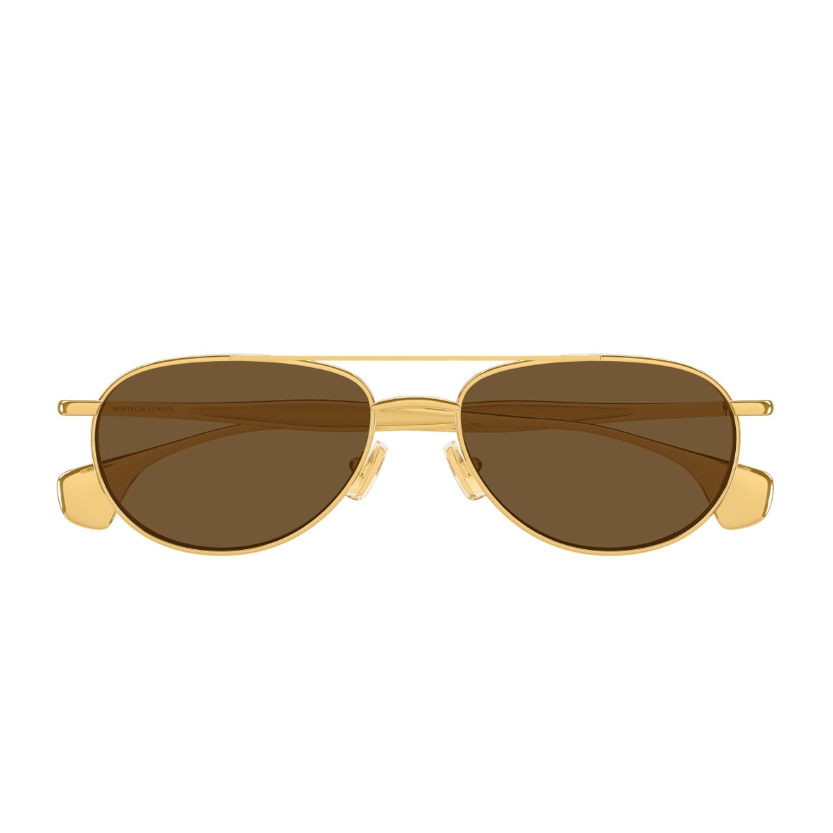 Bottega Veneta Bv1419s Linea Signature Icons Gold Metallo Sunglasses