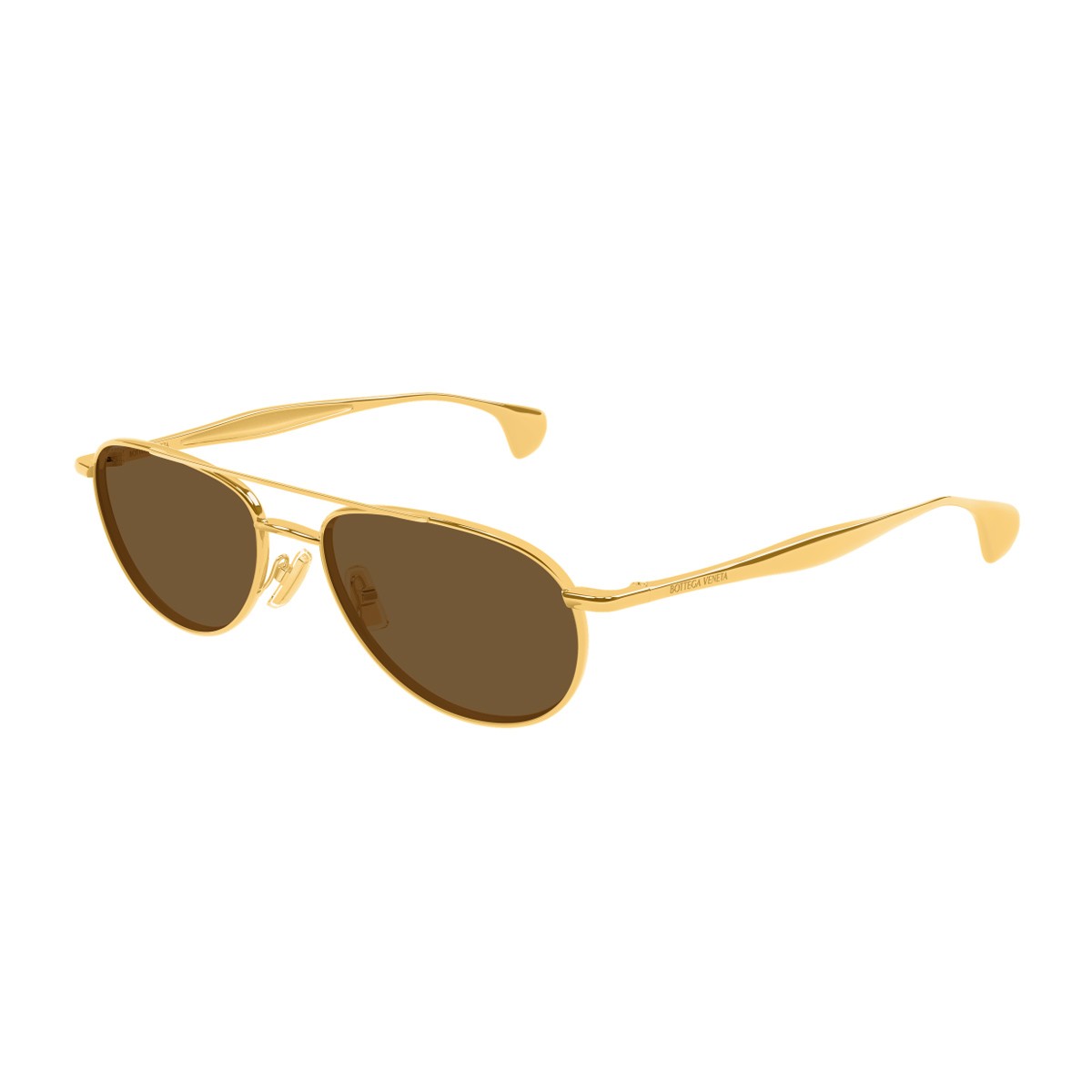 Bottega Veneta Bv1419s Linea Signature Icons Gold Metallo Sunglasses