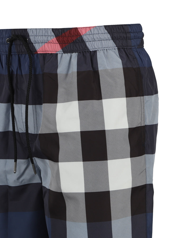 Burberry Sea Clothing Carbon Blue Ip Check Polyester
