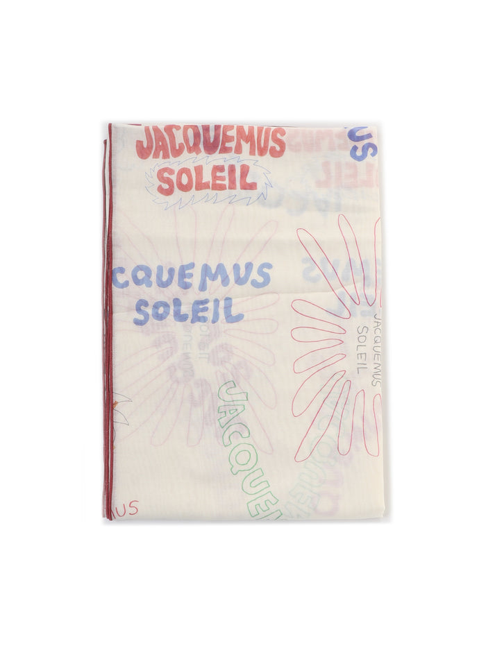 Jacquemus Scarfs Print Multi Tags Cotton