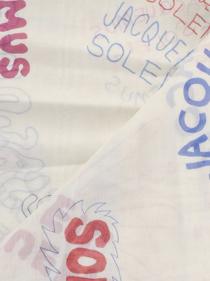 Jacquemus Scarfs Print Multi Tags Cotton
