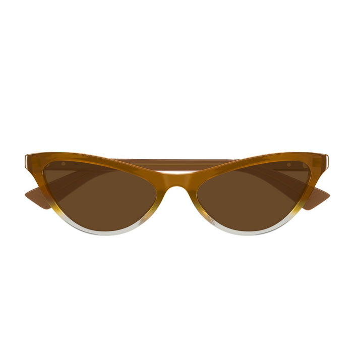 Bottega Veneta Bv1414s Linea Ribbon Brown Acetato Riciclato Sunglasses