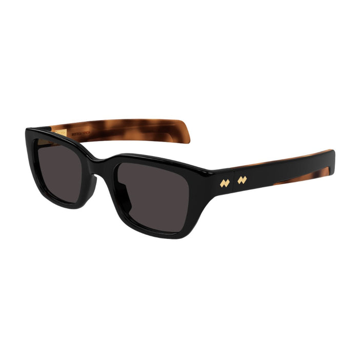 Bottega Veneta Bv1393s Linea Ribbon Black Acetato Riciclato Sunglasses