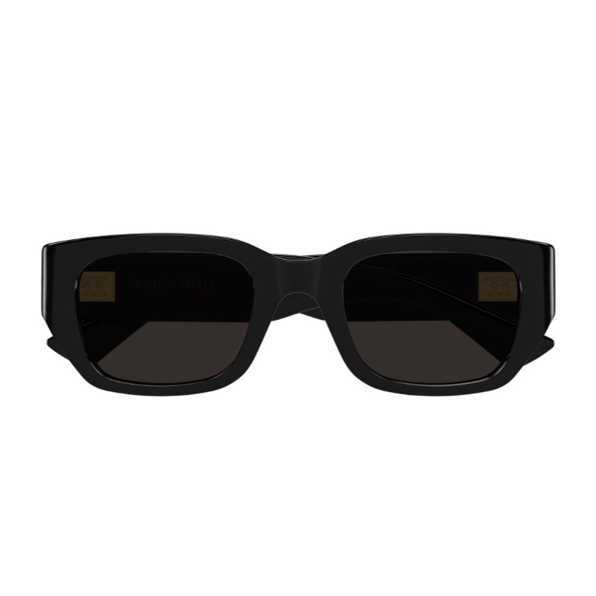 Bottega Veneta Bv1400s Linea Intrecciato Black Acetato Riciclato Sunglasses