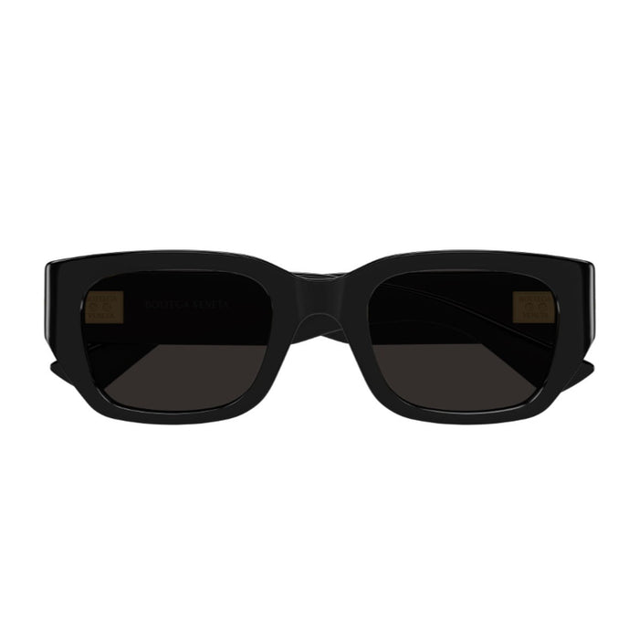 Bottega Veneta Bv1400s Linea Intrecciato Black Acetato Riciclato Sunglasses