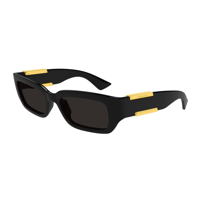 Bottega Veneta Bv1406s Linea Ribbon Black Bio-inettato Sunglasses