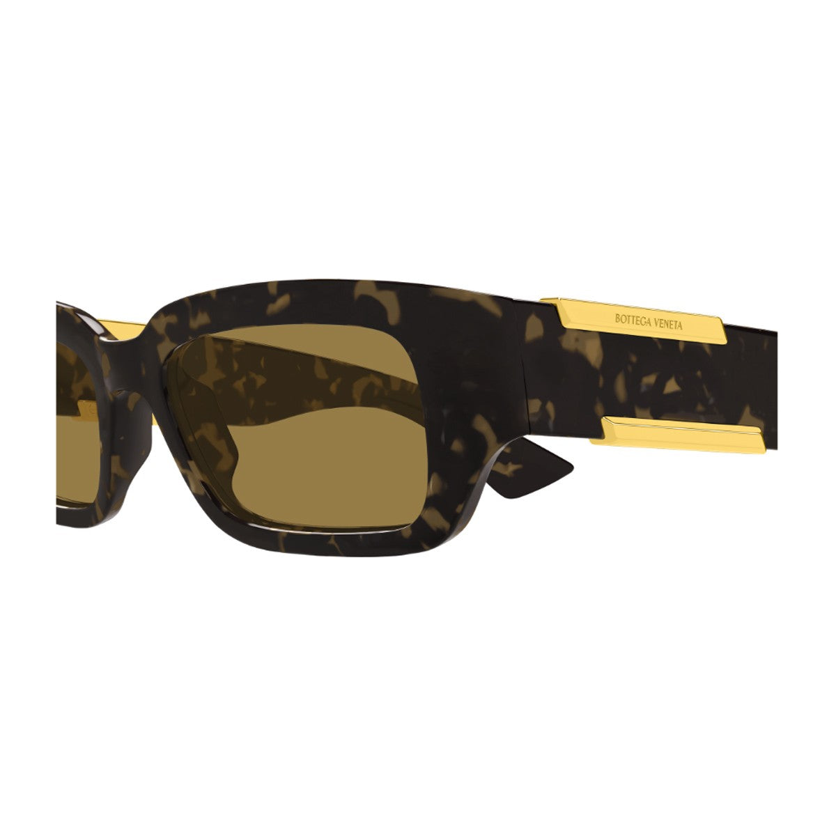 Bottega Veneta Bv1406s Linea Ribbon Havana Bio-inettato Sunglasses