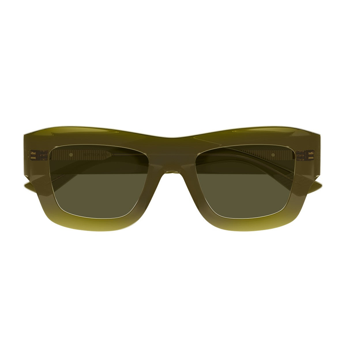Bottega Veneta Bv1357s Linea Ribbon Green Acetato Riciclato Sunglasses