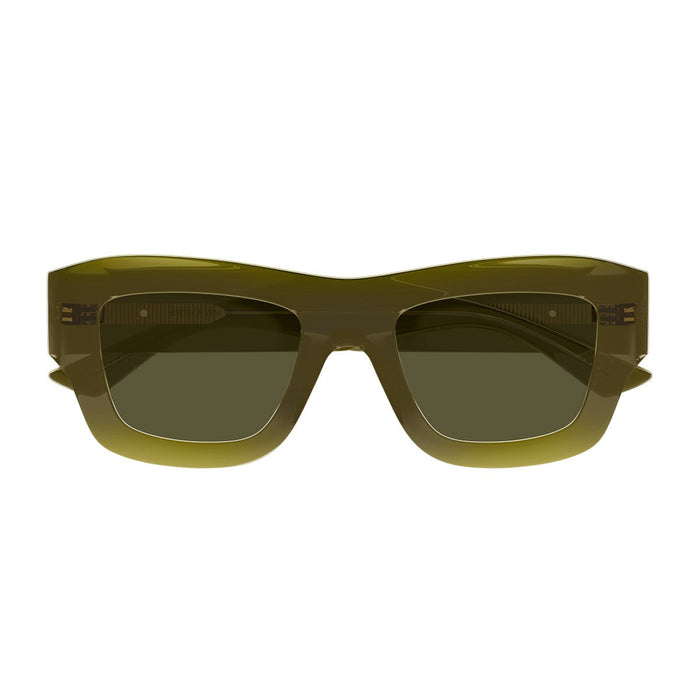 Bottega Veneta Bv1357s Linea Ribbon Green Acetato Riciclato Sunglasses