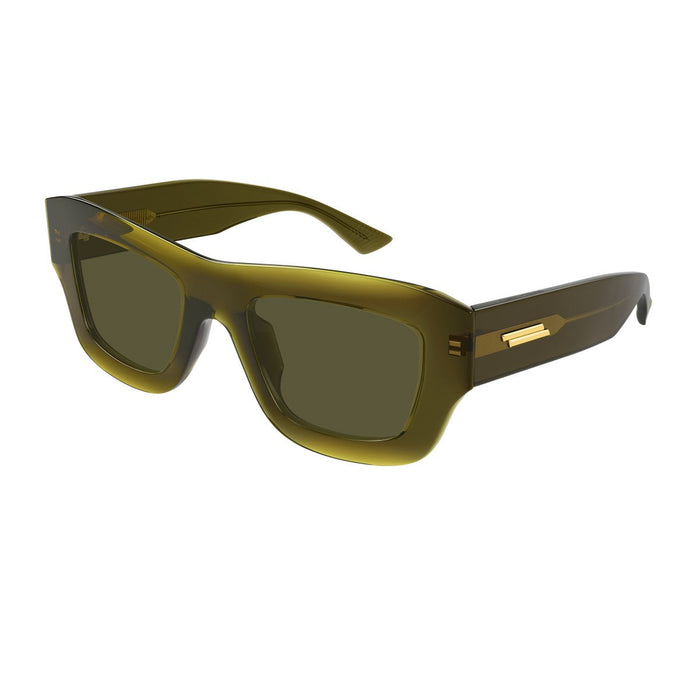 Bottega Veneta Bv1357s Linea Ribbon Green Acetato Riciclato Sunglasses