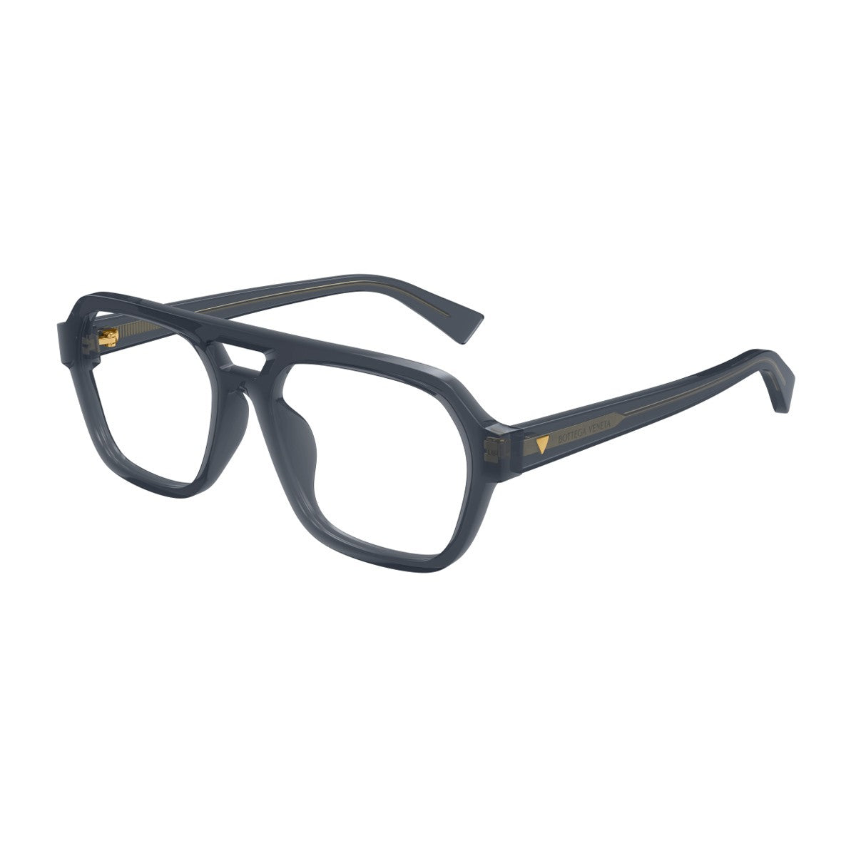 Bottega Veneta Bv1336oa Linea New Classic Transparent Grey Acetato Riciclato Sunglasses
