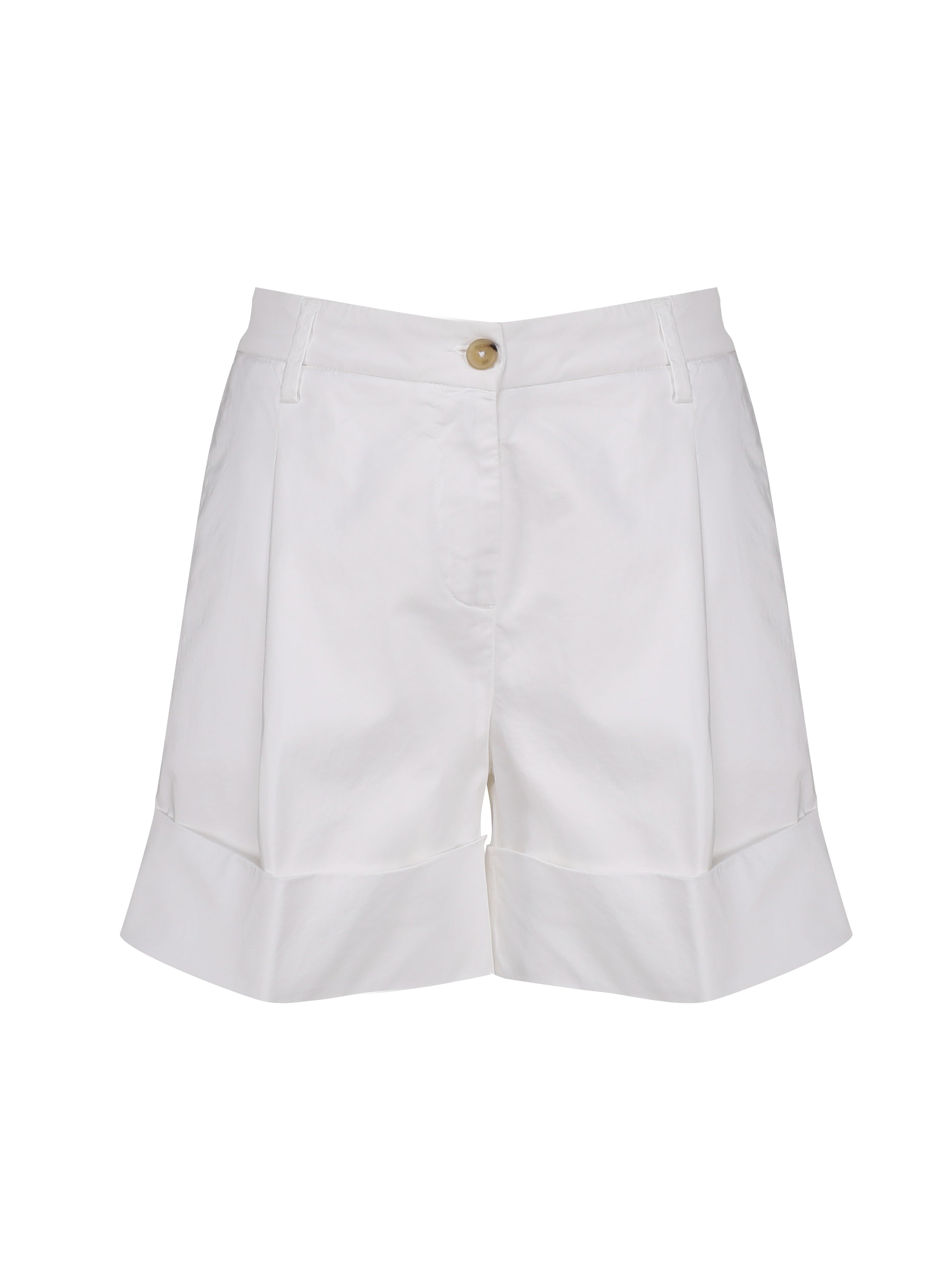Fay Shorts White Cotton
