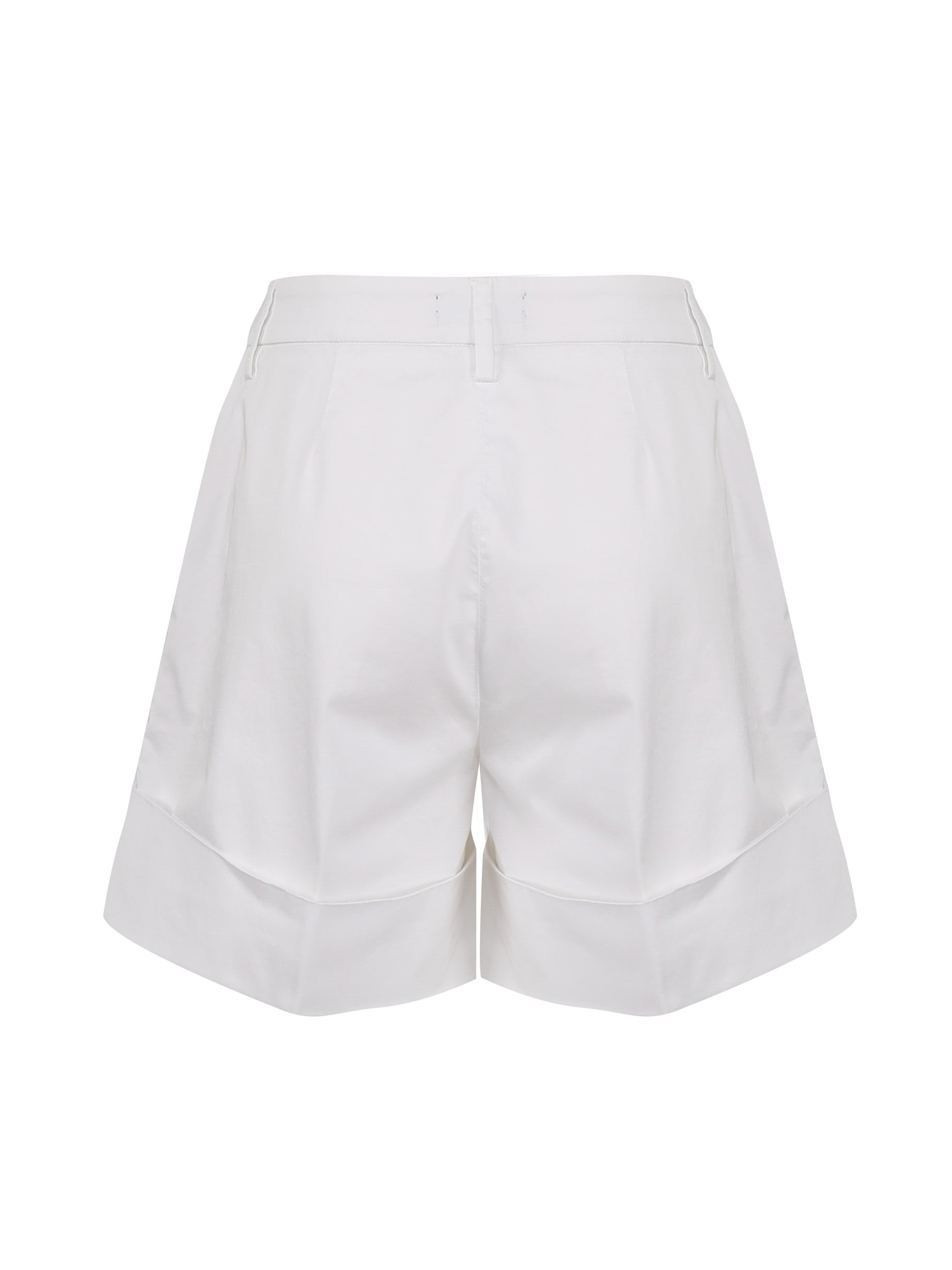 Fay Shorts White Cotton