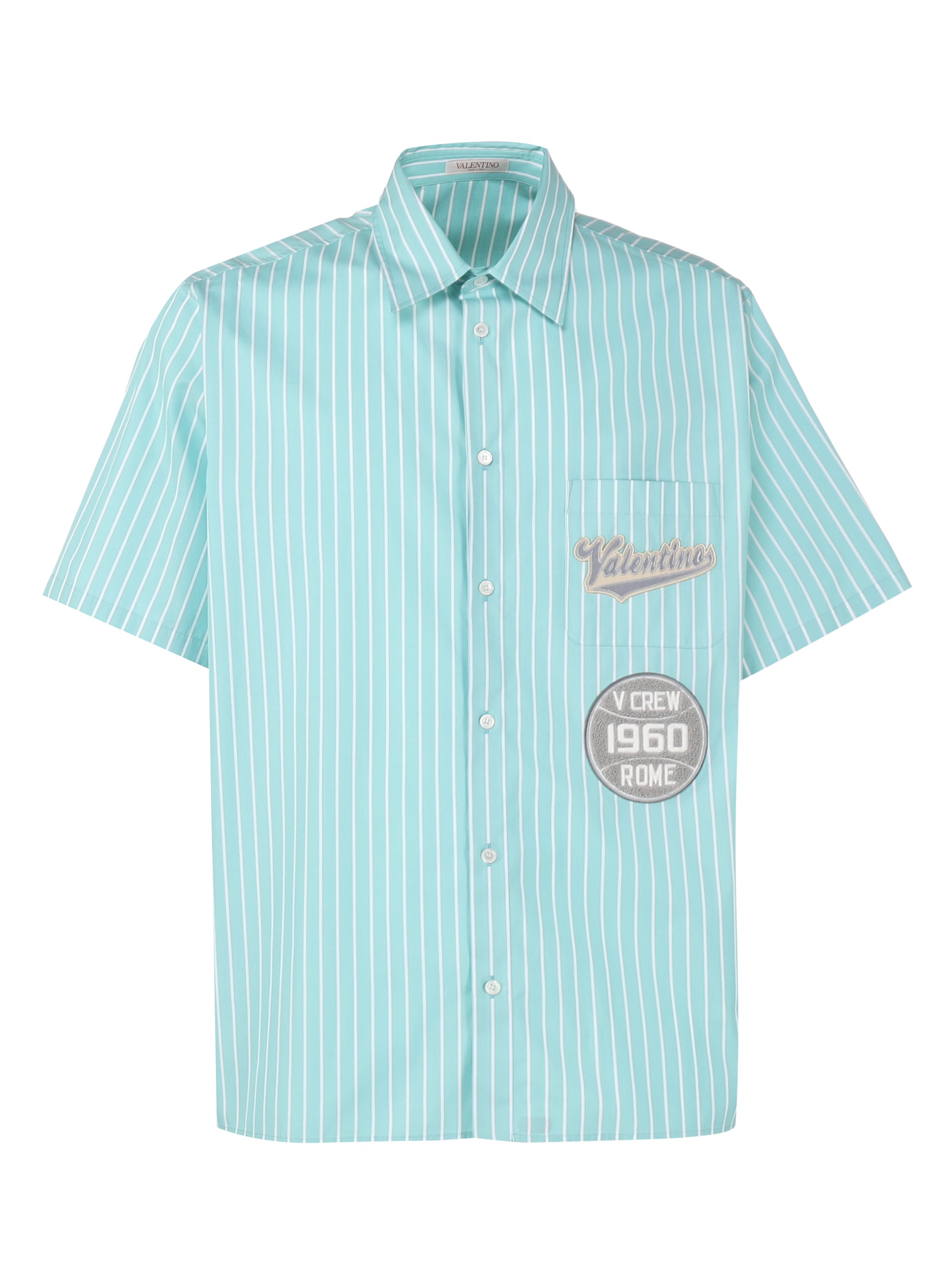 Valentino Garavani Shirts Turqouise Cotton
