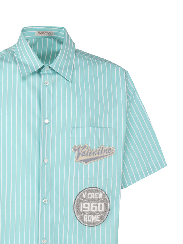 Valentino Garavani Shirts Turqouise Cotton