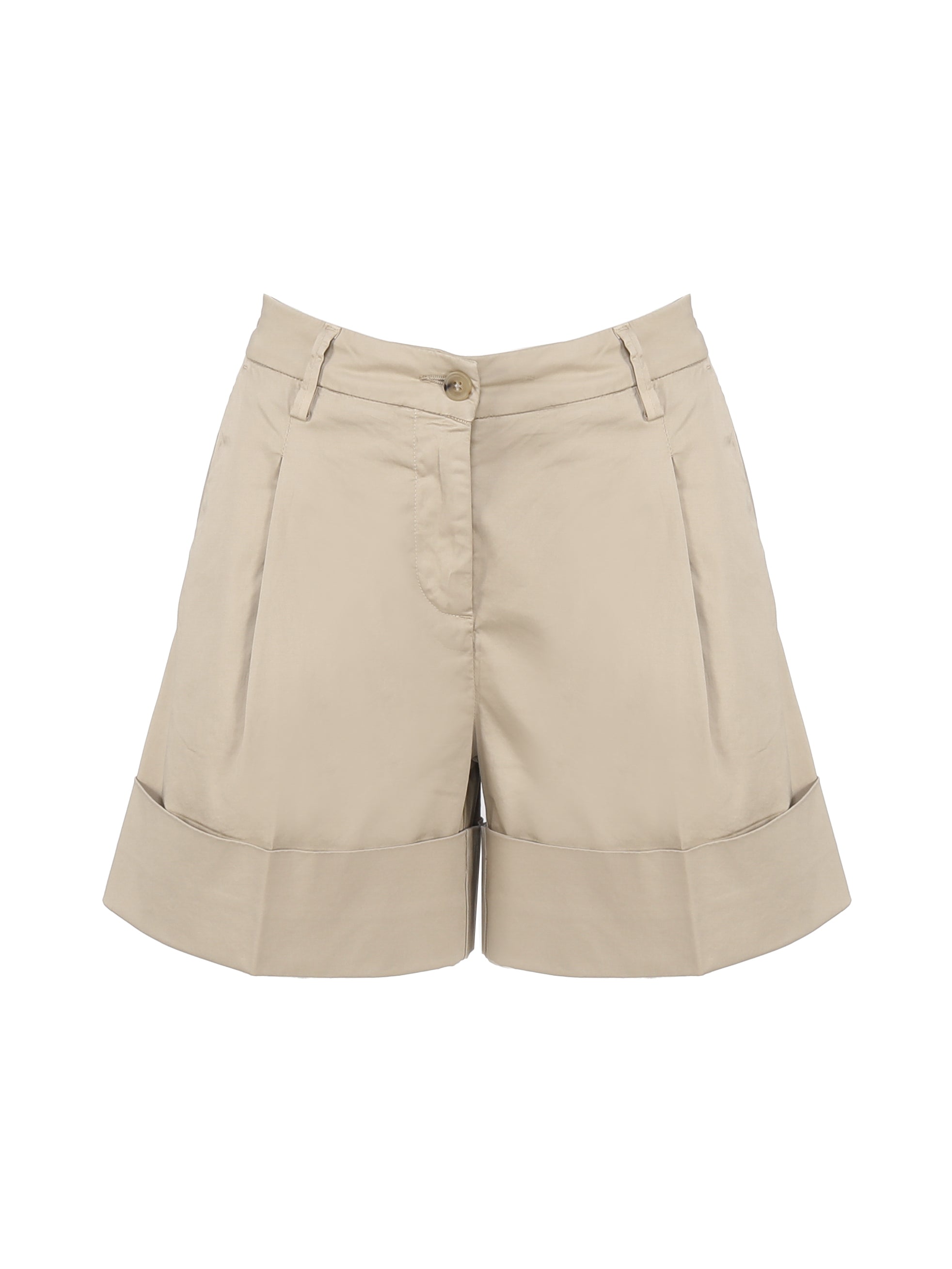 Fay Shorts White Cotton