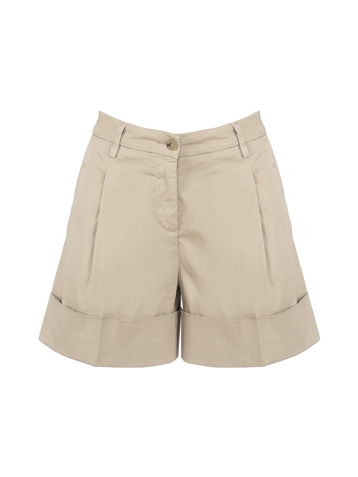 Fay Shorts White Cotton