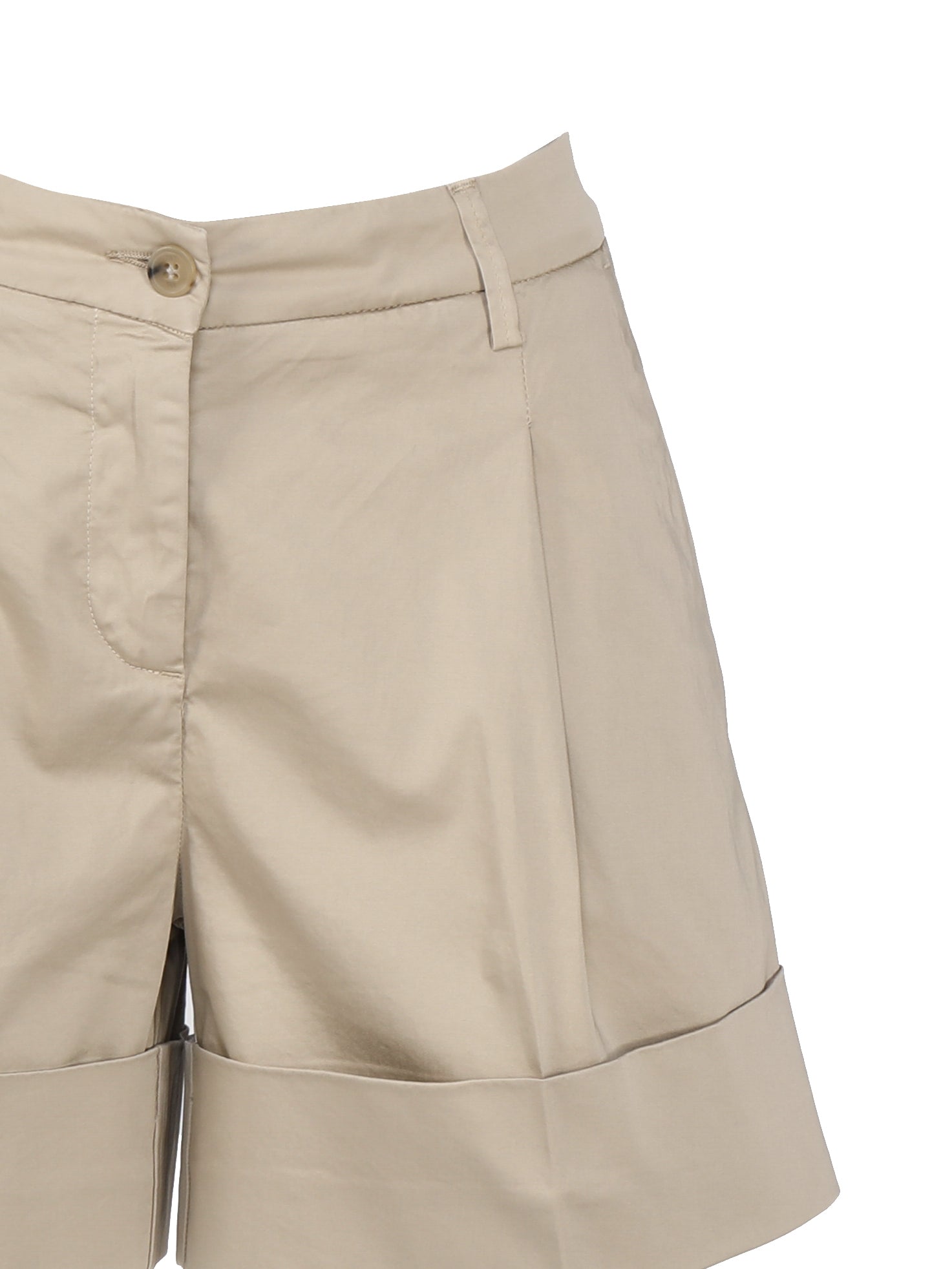 Fay Shorts White Cotton