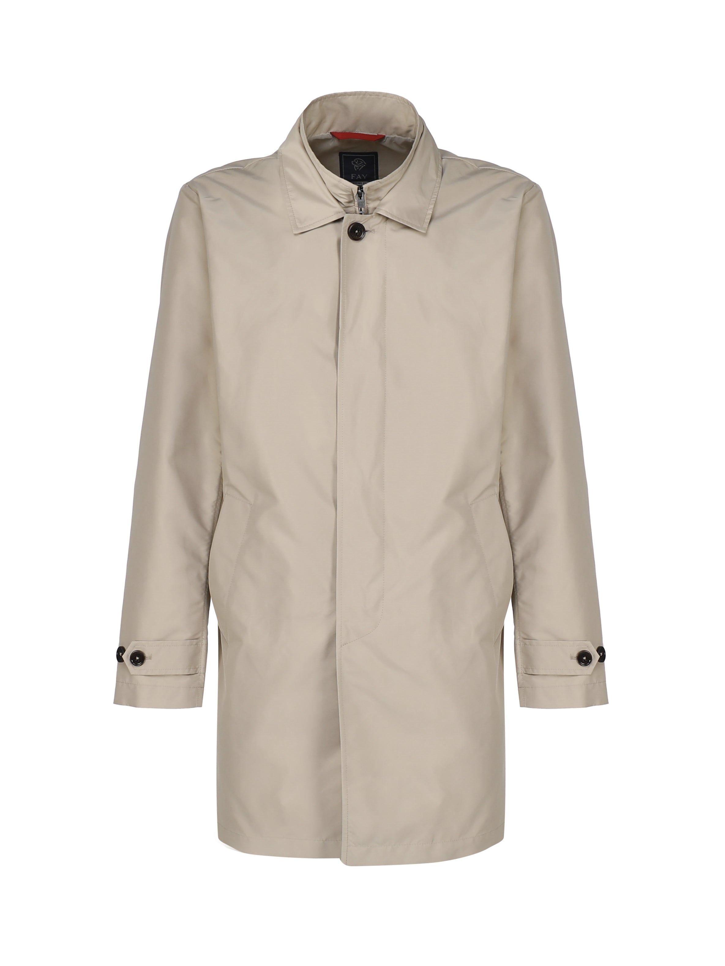 Fay Coats Beige Polyester