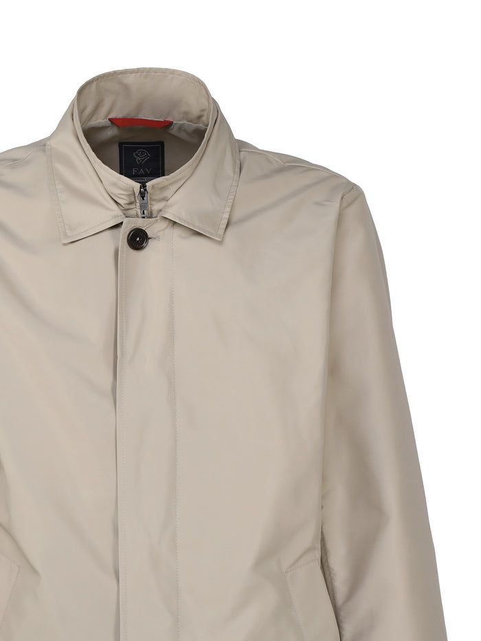 Fay Coats Beige Polyester