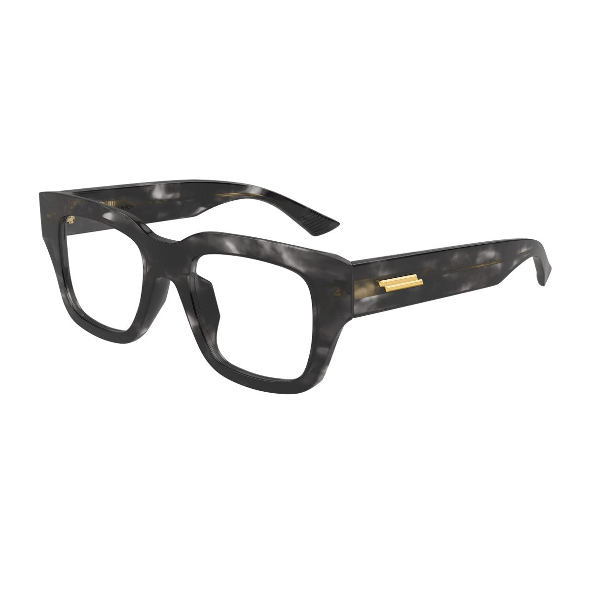 Bottega Veneta Bv1361o Linea Ribbon Black Havana / Smoke Grey Acetato Riciclato Eyeglasses