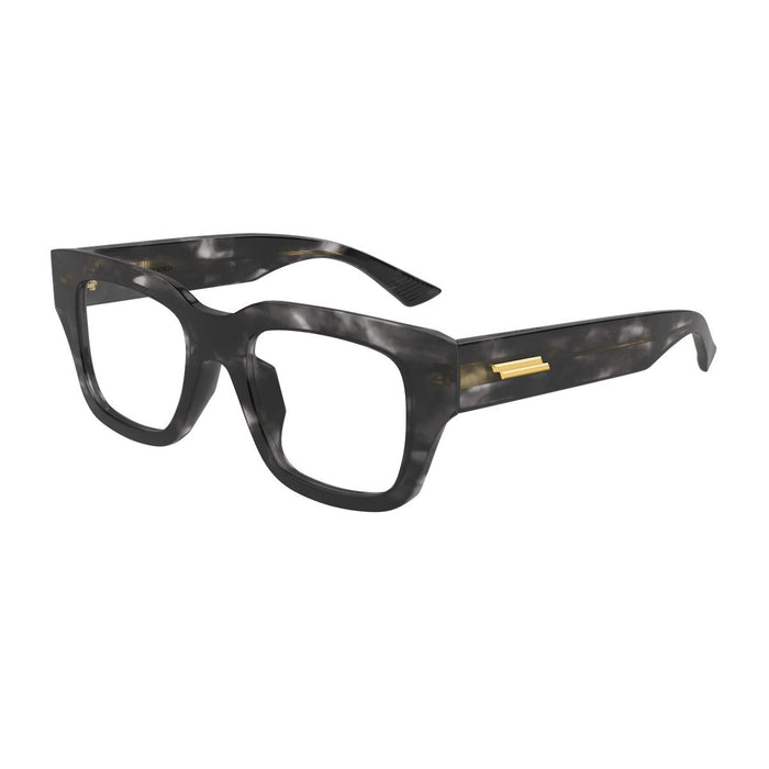 Bottega Veneta Bv1361o Linea Ribbon Black Havana / Smoke Grey Acetato Riciclato Eyeglasses