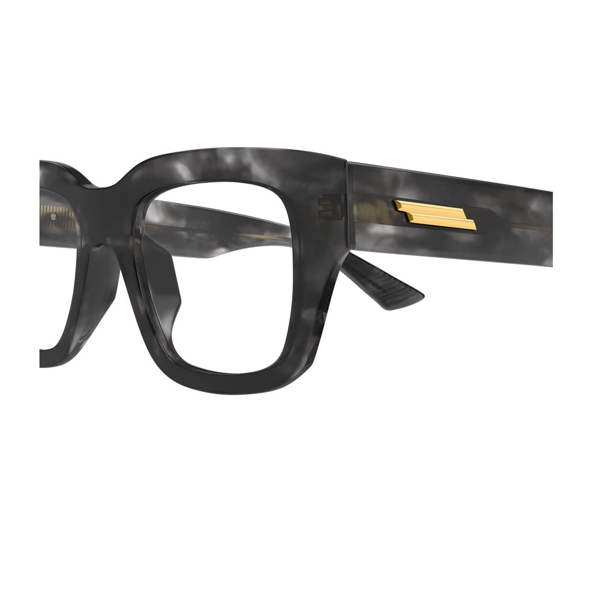 Bottega Veneta Bv1361o Linea Ribbon Black Havana / Smoke Grey Acetato Riciclato Eyeglasses